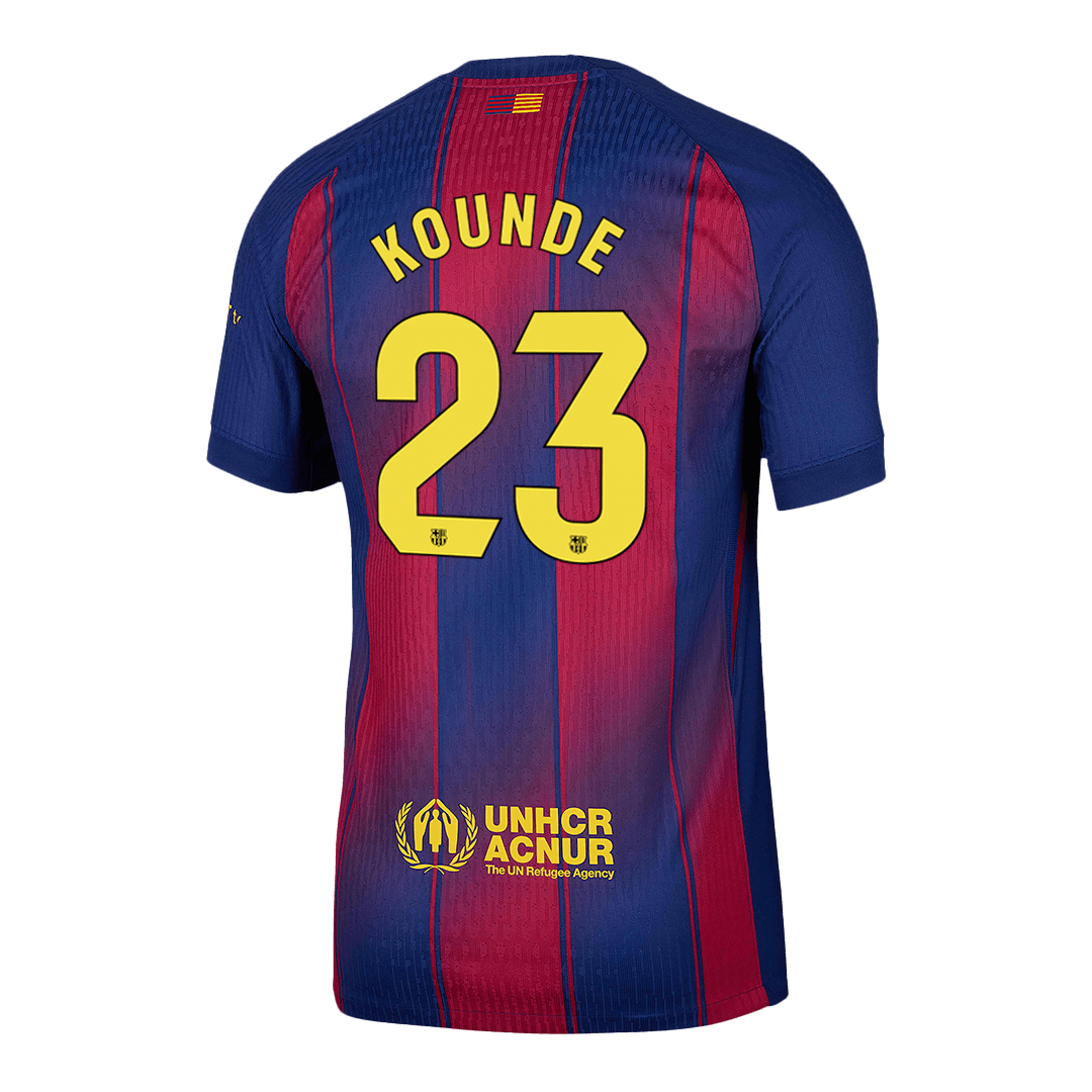 Camiseta Auténtica Kounde #23 Barcelona 2025/26 Primera Equipación - Versión Jugador - imagen 14