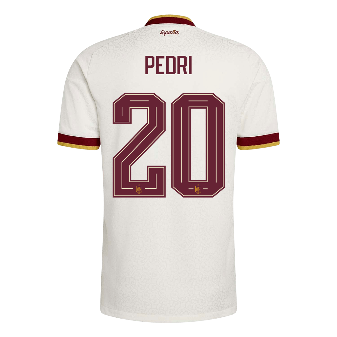 Camiseta Auténtica Pedri #20 España 2026 Segunda Equipación Copa del Mundo - Versión Jugador - Vista 9