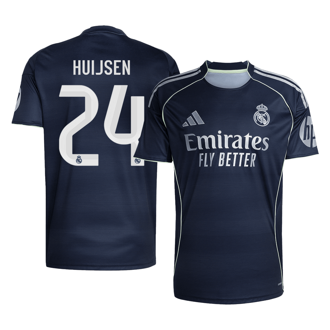Camiseta Huijsen #24 Real Madrid 2025/26 Segunda Equipación Hombre - Versión Hincha (Calidad Premium)