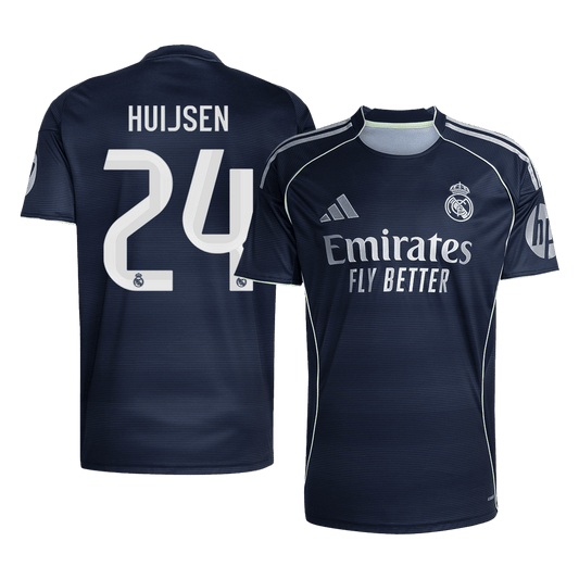 Camiseta Huijsen #24 Real Madrid 2025/26 Segunda Equipación Hombre - Versión Hincha (Calidad Premium)