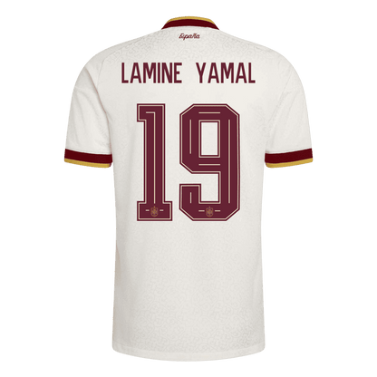 Camiseta Auténtica LAMINE YAMAL #19 Spain 2026 Segunda Equipación Copa del Mundo -Versión Jugador