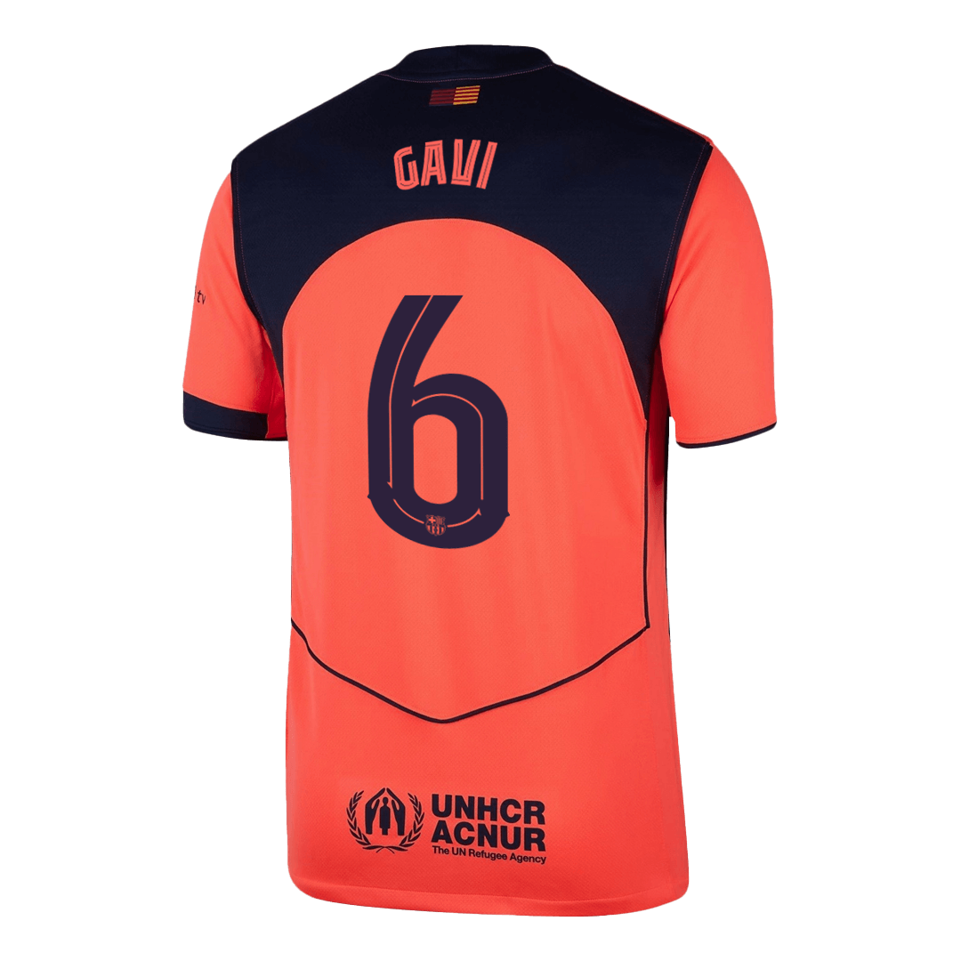 UCL Camiseta Gavi #6 Barcelona 2025/26 Tercera Equipación - Versión Hincha - imagen 11
