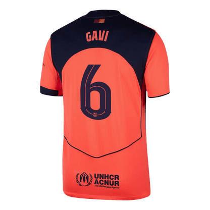 UCL Camiseta Gavi #6 Barcelona 2025/26 Tercera Equipación - Versión Hincha - imagen 11