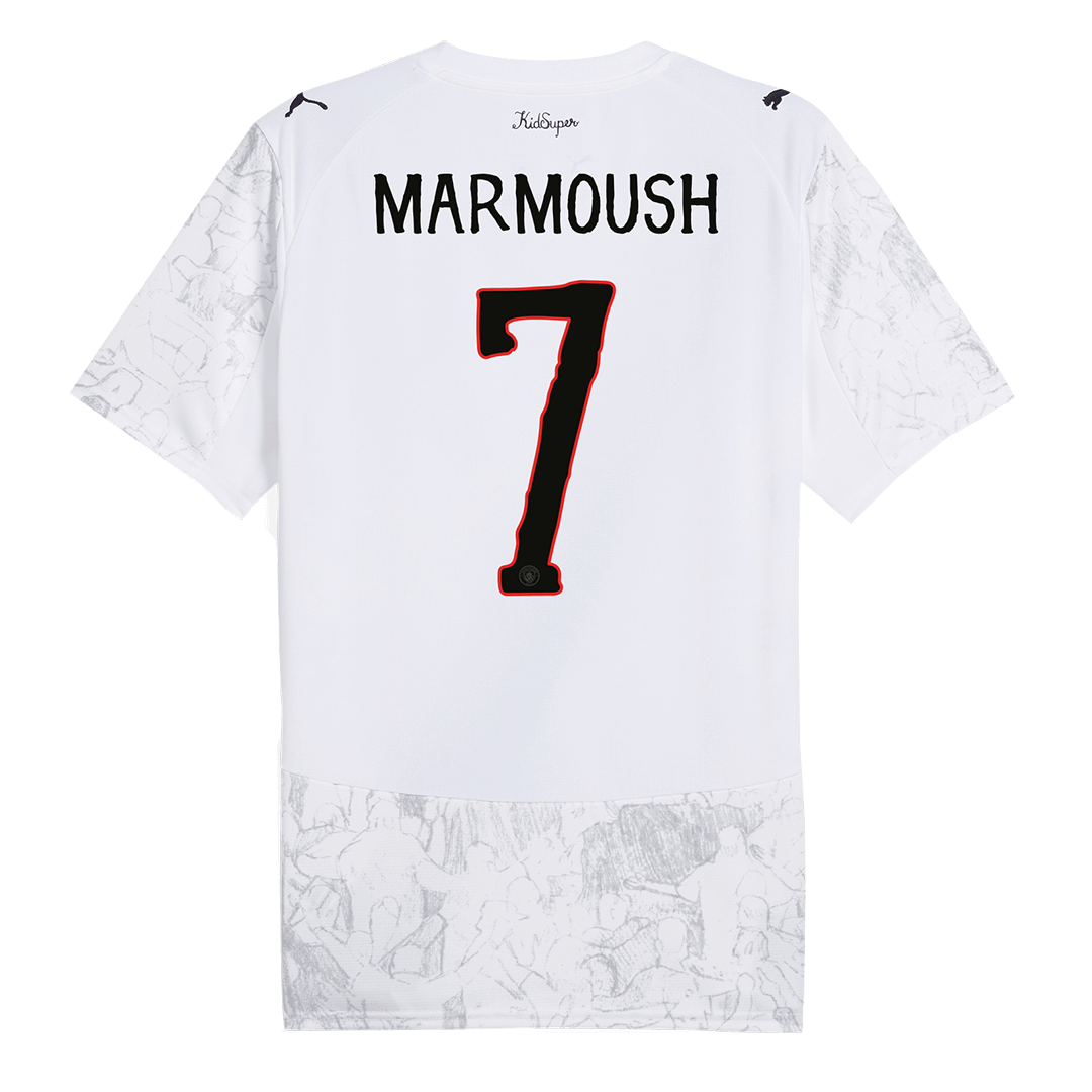 Camiseta Marmoush #7 Manchester City 2025/26 Copa Mundial de Clubes Hombre - Versión Hincha