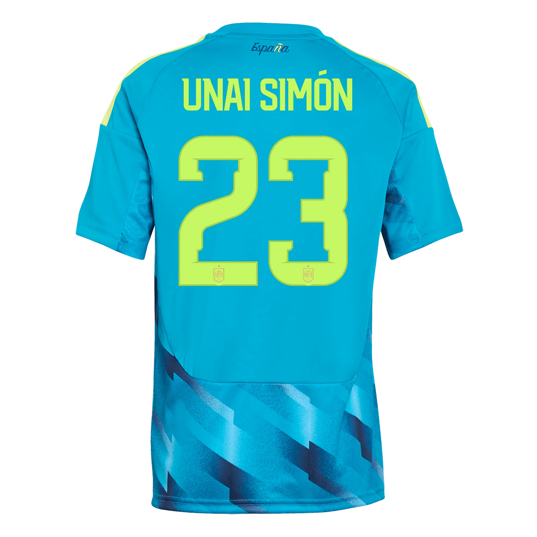 Camiseta UNAI SIMÓN #23 Spain 2026 Portero Copa del Mundo - Versión Hincha