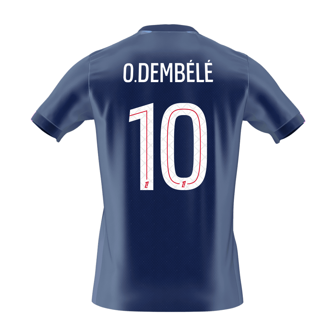 Camiseta O. Dembélé #10 PSG 2025/26 Primera Equipación - Versión Hincha (Calidad Premium) - Vista 7