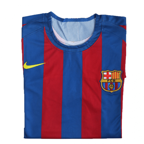 UCL Camiseta Retro 2005/06 Messi #30 Barcelona Primera Equipación - Vista 7