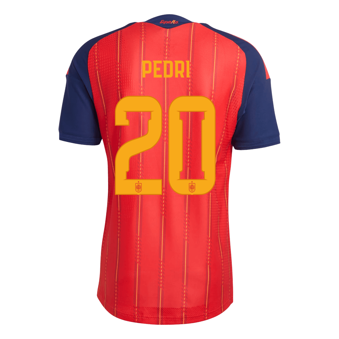 Camiseta Auténtica Pedri #20 España 2026 Primera Equipación Copa del Mundo - Versión Jugador - Vista 2