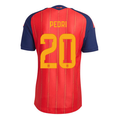 Camiseta Auténtica Pedri #20 España 2026 Primera Equipación Copa del Mundo - Versión Jugador - Vista 2