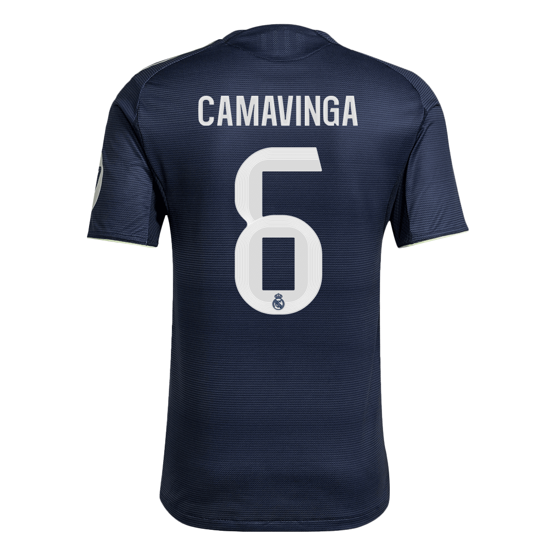 Camiseta Auténtica Camavinga #6 Real Madrid 2025/26 Segunda Equipación - Versión Jugador - imagen 11