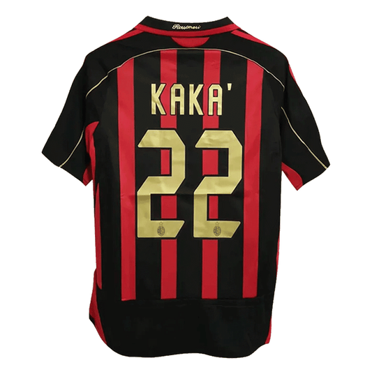 Camiseta Retro 2006/07 Kaká #22 AC Milan Primera Equipación