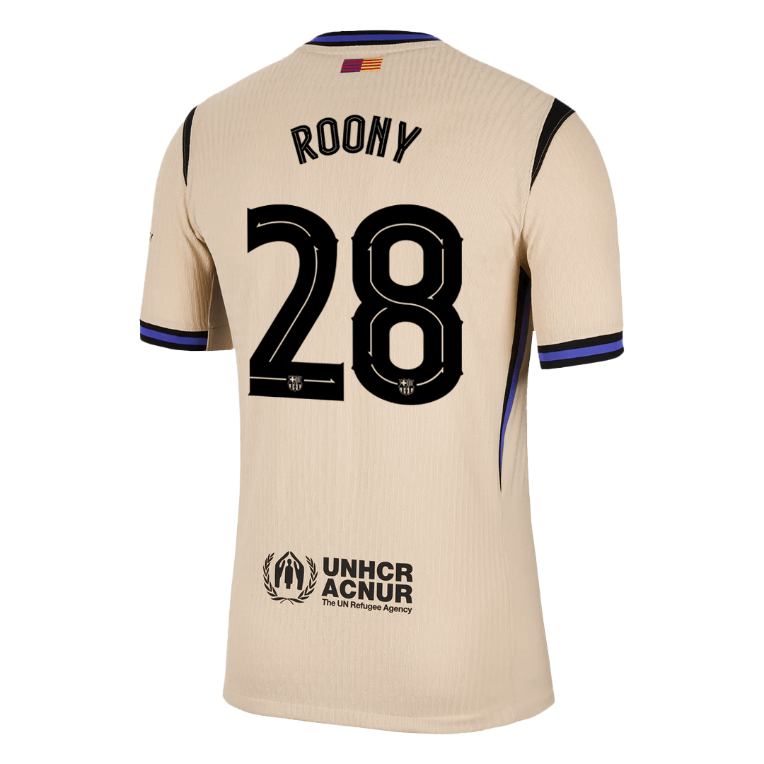 UCL Camiseta Auténtica Roony #28 Barcelona 2025/26 Segunda Equipación - Versión Jugador - imagen 14