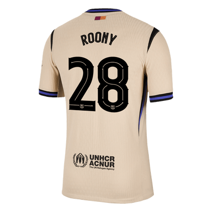 UCL Camiseta Auténtica Roony #28 Barcelona 2025/26 Segunda Equipación - Versión Jugador - imagen 14