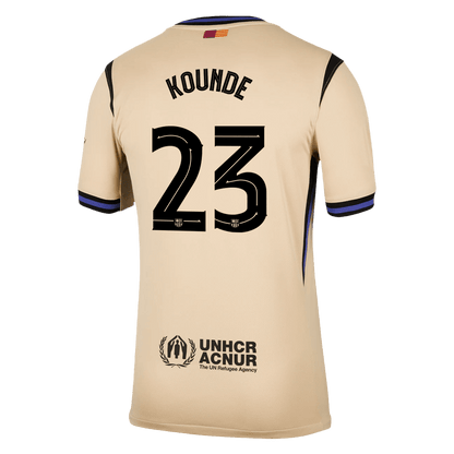 UCL Camiseta Kounde #23 Barcelona 2025/26 Segunda Equipación - Versión Hincha - imagen 14