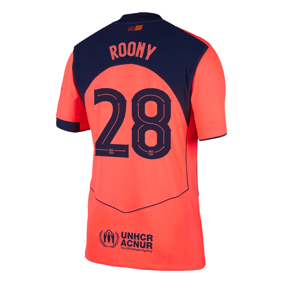 Camiseta Auténtica Roony #28 Barcelona 2025/26 Tercera Equipación - Versión Jugador - imagen 12