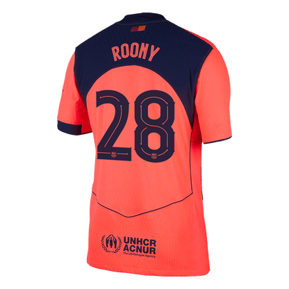 Camiseta Auténtica Roony #28 Barcelona 2025/26 Tercera Equipación - Versión Jugador - imagen 12