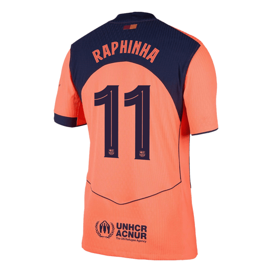 UCL Camiseta Auténtica Raphinha #11 Barcelona 2025/26 Tercera Equipación - Versión Jugador