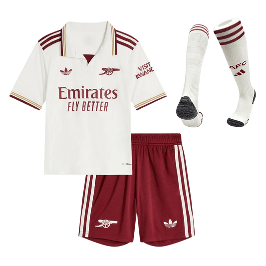 Conjunto Infantil Completo Arsenal 2025/26 Tercera Equipación