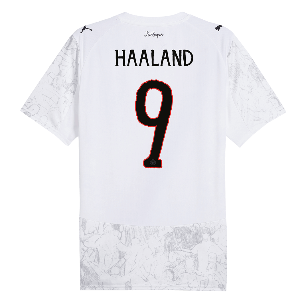 Camiseta Haaland #9 Manchester City 2025/26 Copa Mundial de Clubes Hombre - Versión Hincha