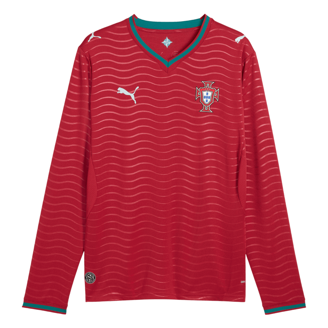 Manga Larga Portugal 2026 Primera Equipación Copa del Mundo - Versión Hincha