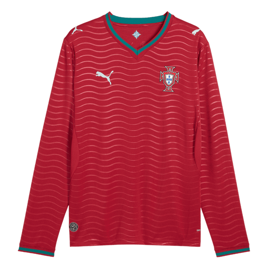 Manga Larga Portugal 2026 Primera Equipación Copa del Mundo - Versión Hincha