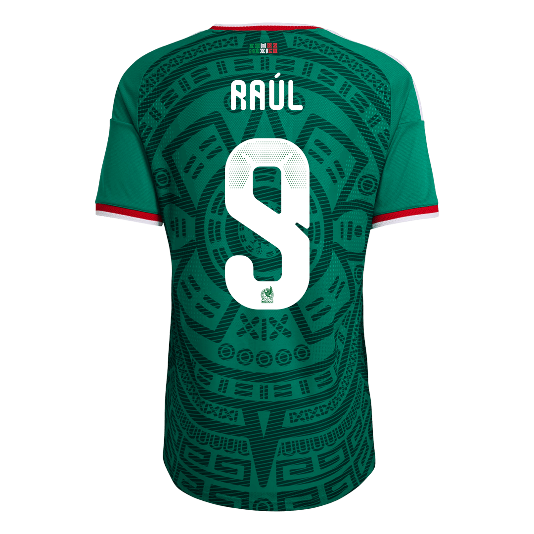 Camiseta Auténtica Raúl #9 México 2026 Primera Equipación Copa del Mundo - Versión Jugador - Vista 8