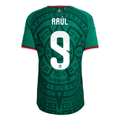 Camiseta Auténtica Raúl #9 México 2026 Primera Equipación Copa del Mundo - Versión Jugador - Vista 8