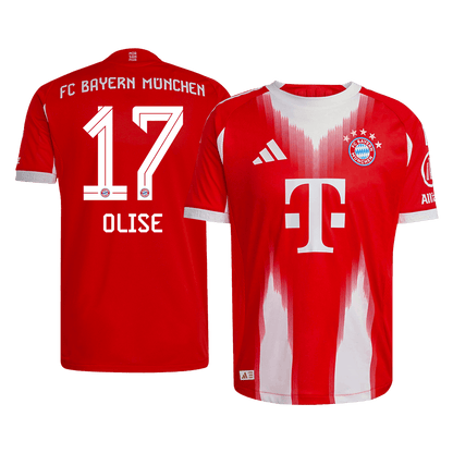 Camiseta Auténtica Olise #17 Bayern Munich 2025/26 Primera Equipación - Versión Jugador