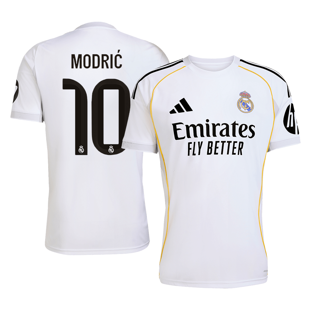 Camiseta Modrić #10 Real Madrid 2025/26 Primera Equipación Hombre - Versión Hincha