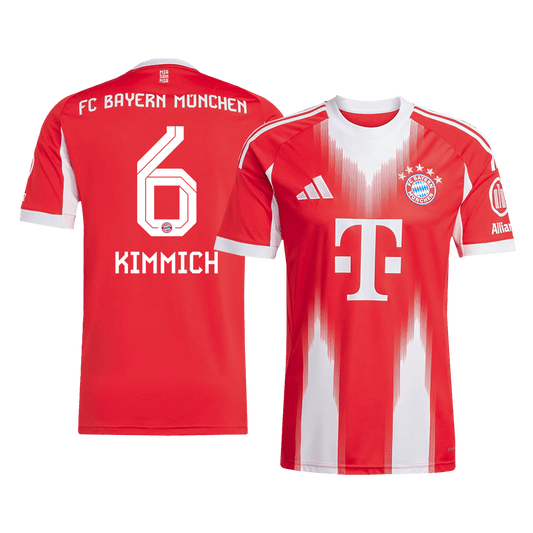 Camiseta Kimmich #6 Bayern Munich 2025/26 Primera Equipación - Versión Hincha (Calidad Premium)