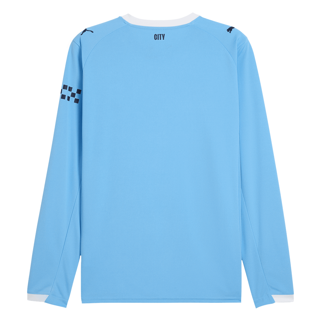Camiseta Manga Larga Manchester City Primera Equipación 2025/26 - Versión Hincha - Vista 2