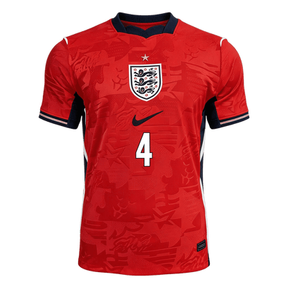 Camiseta Auténtica Rice #4 Inglaterra 2026 Segunda Equipación Copa del Mundo - Versión Jugador - Vista 7