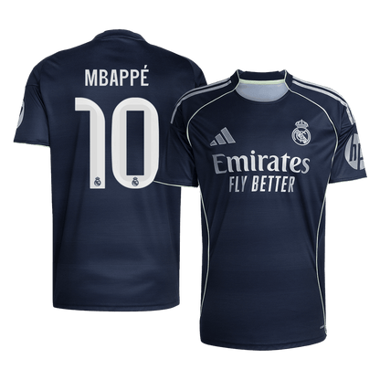 Camiseta Mbappé #10 Real Madrid 2025/26 Segunda Equipación Hombre - Versión Hincha (Calidad Premium)