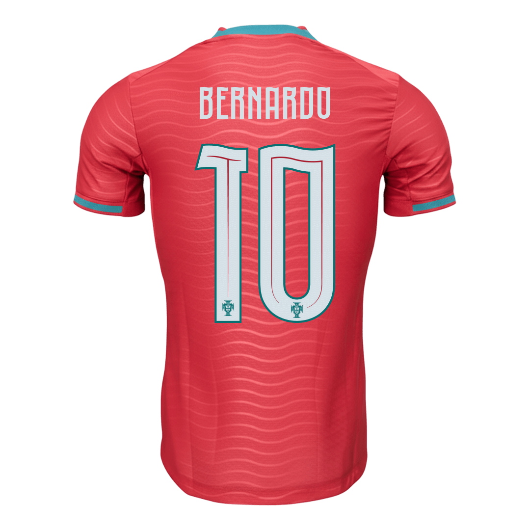 Camiseta Auténtica Bernardo #10 Portugal 2026 Primera Equipación Copa del Mundo - Versión Jugador - Vista 7