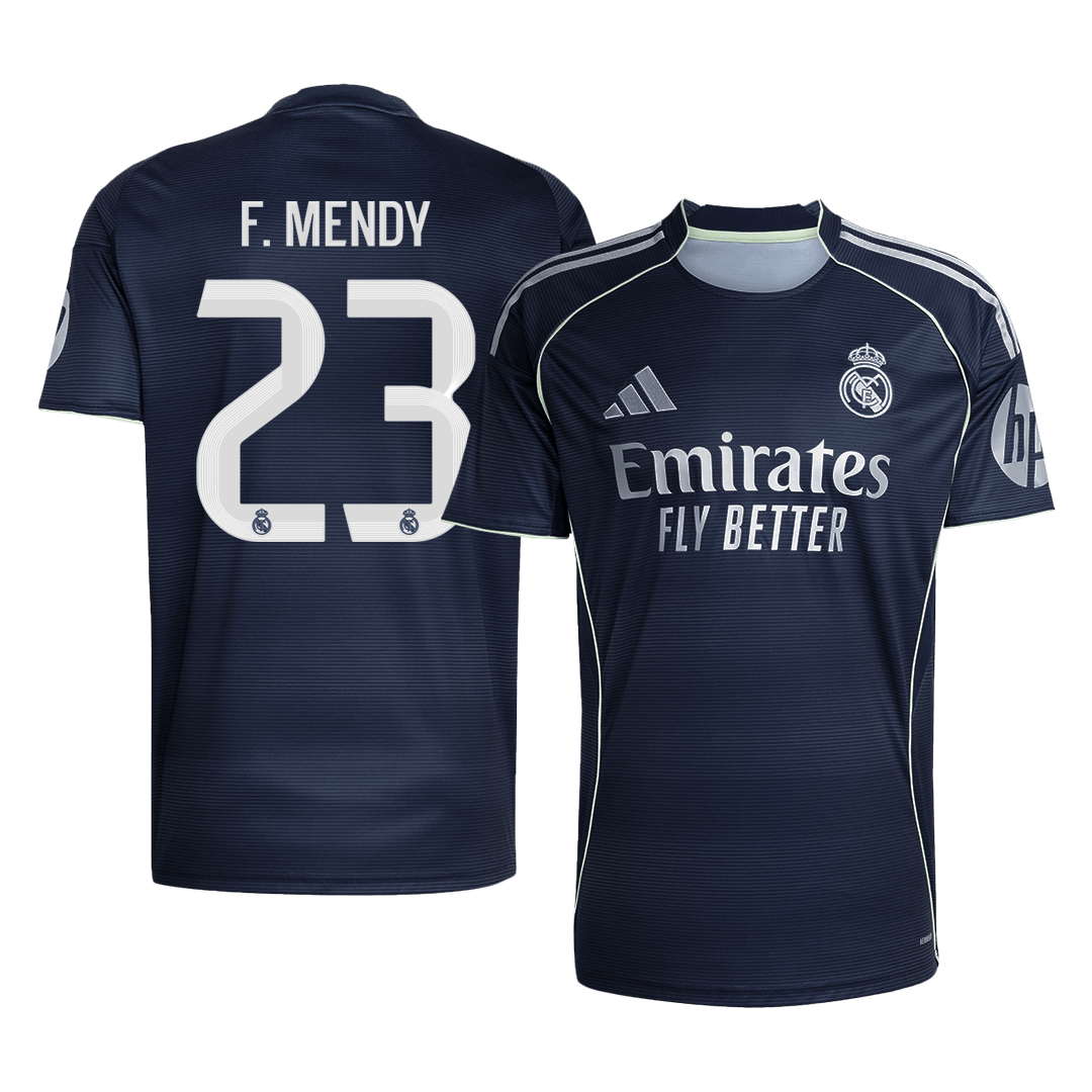 Camiseta F. Mendy #23 Real Madrid 2025/26 Segunda Equipación - Versión Hincha (Calidad Premium)