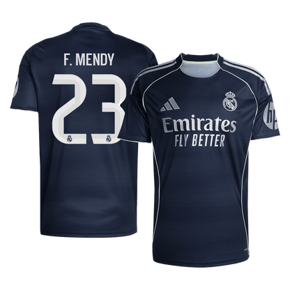Camiseta F. Mendy #23 Real Madrid 2025/26 Segunda Equipación - Versión Hincha (Calidad Premium)