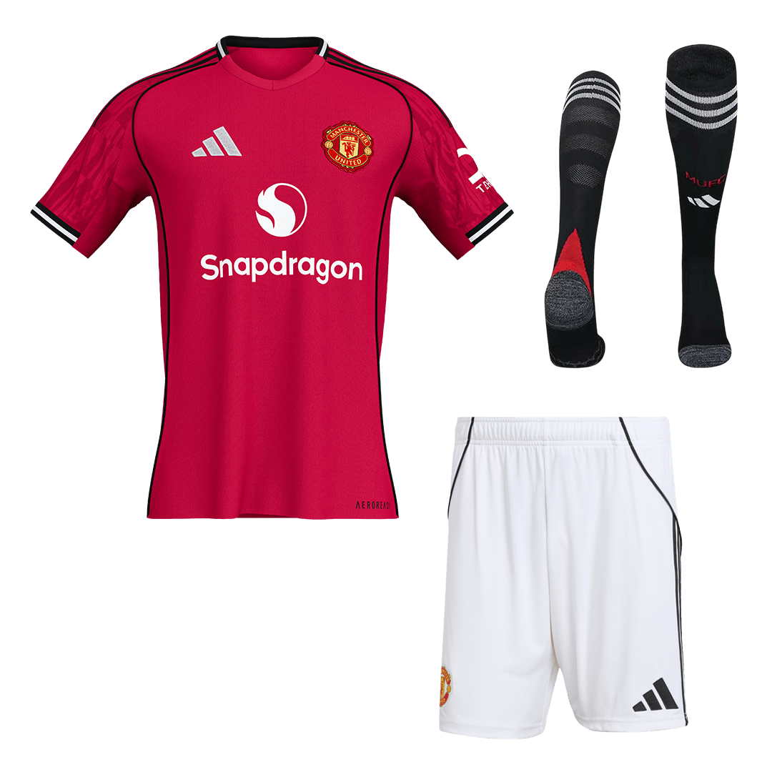 Calidad Premium Conjunto Completo Manchester United 2025/26 Primera Equipación