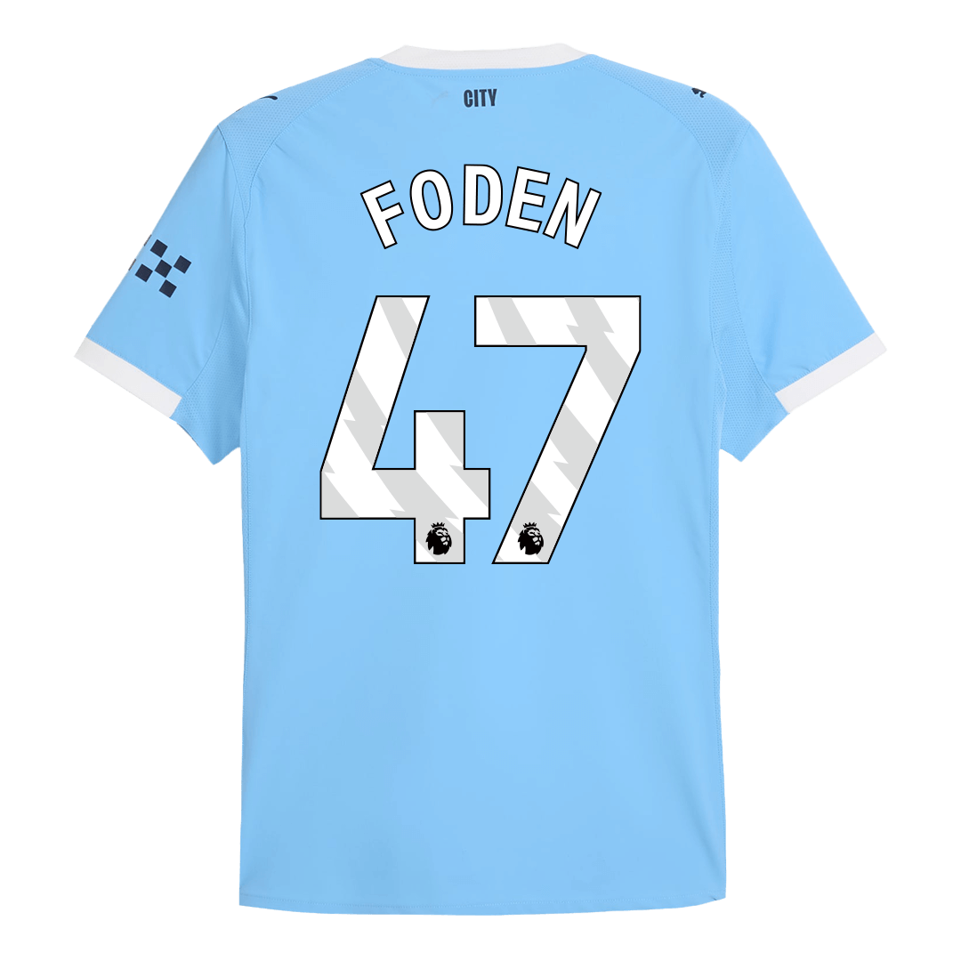 Camiseta Foden #47 Manchester City 2025/26 Primera Equipación - Versión Jugador - imagen 13