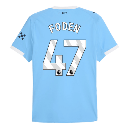 Camiseta Foden #47 Manchester City 2025/26 Primera Equipación - Versión Jugador - imagen 13