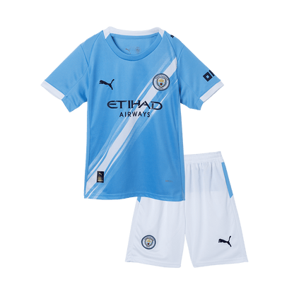 Miniconjunto Manchester City 2025/26 Local Niño (Camiseta + Pantalón Corto) - imagen 16