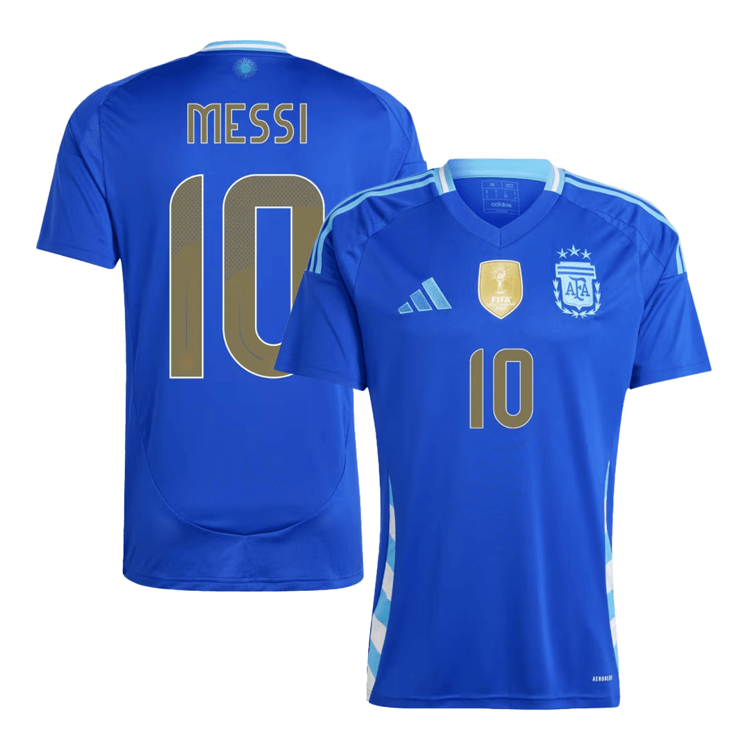 Camiseta Messi #10 Argentina 2024 Segunda Equipación Hombre - Versión Hincha