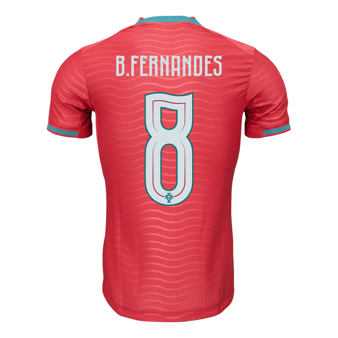 Camiseta Auténtica B. Fernandes #8 Portugal 2026 Primera Equipación Copa del Mundo - Versión Jugador - Vista 7