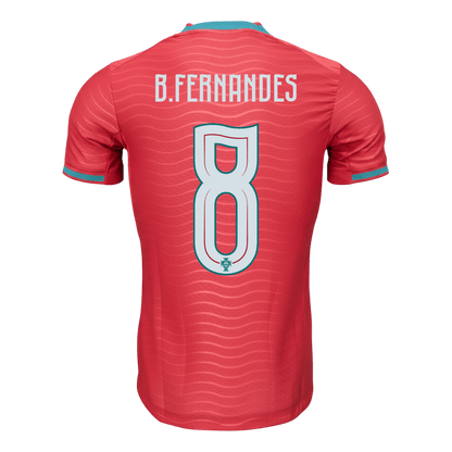 Camiseta Auténtica B. Fernandes #8 Portugal 2026 Primera Equipación Copa del Mundo - Versión Jugador - Vista 7