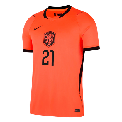 Camiseta F. De Jong #21 Países Bajos 2026 Primera Equipación Copa del Mundo - Versión Hincha - Vista 7