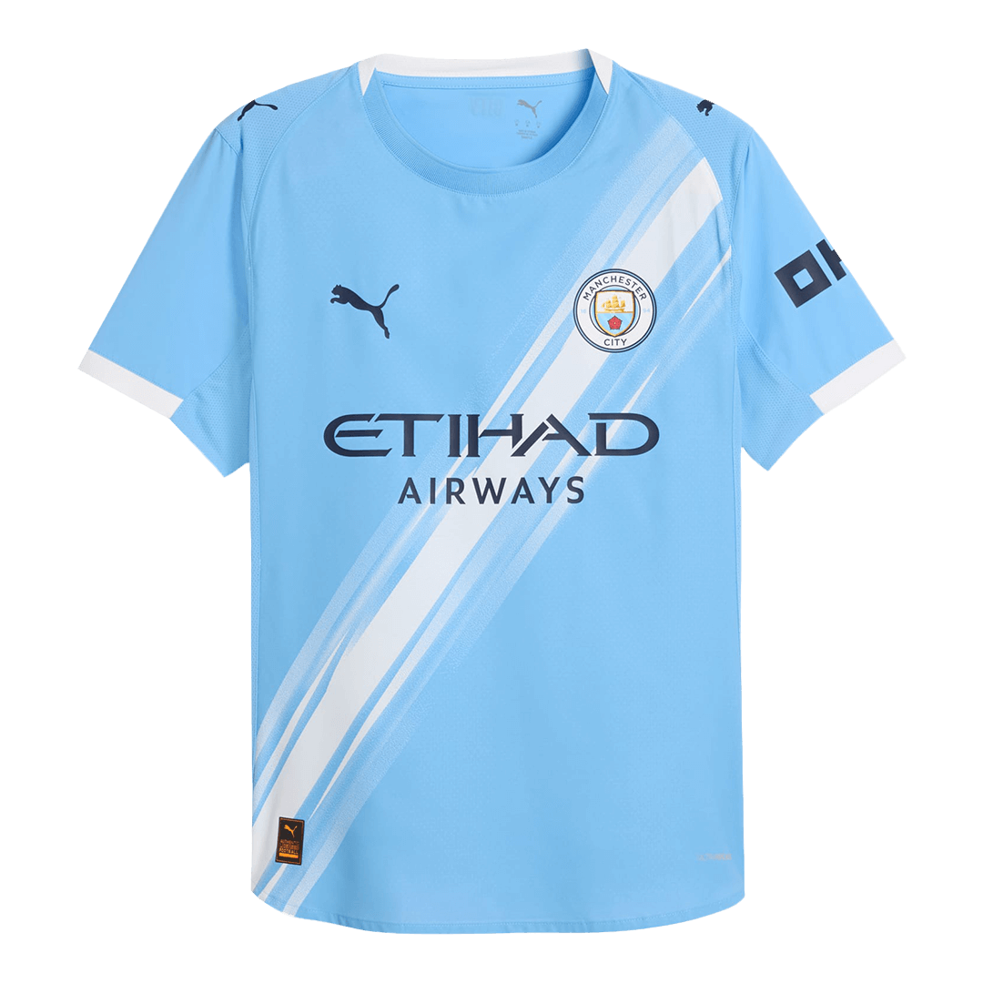Camiseta Haaland #9 Manchester City 2025/26 Primera Equipación - Versión Jugador - imagen 14