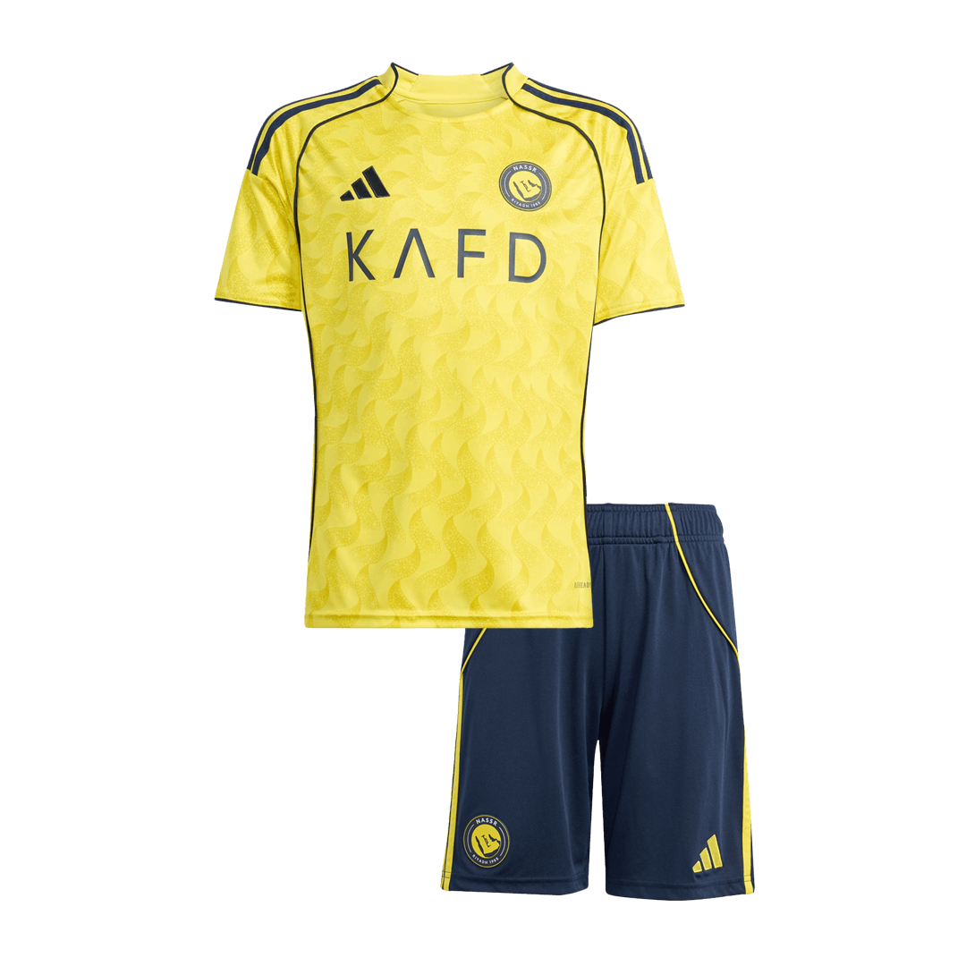 Conjunto Infantil Al Nassr 2025/26 Primera Equipación
