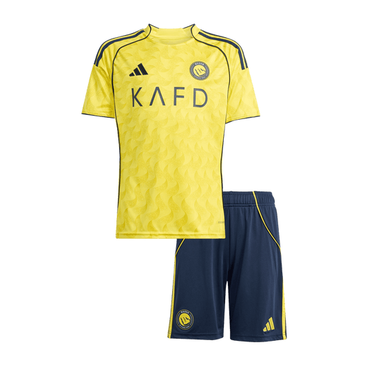 Conjunto Infantil Al Nassr 2025/26 Primera Equipación