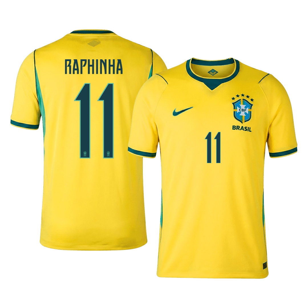 Camiseta Raphinha #11 Brasil 2026 Primera Equipación Copa del Mundo - Versión Hincha