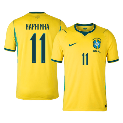 Camiseta Raphinha #11 Brasil 2026 Primera Equipación Copa del Mundo - Versión Hincha