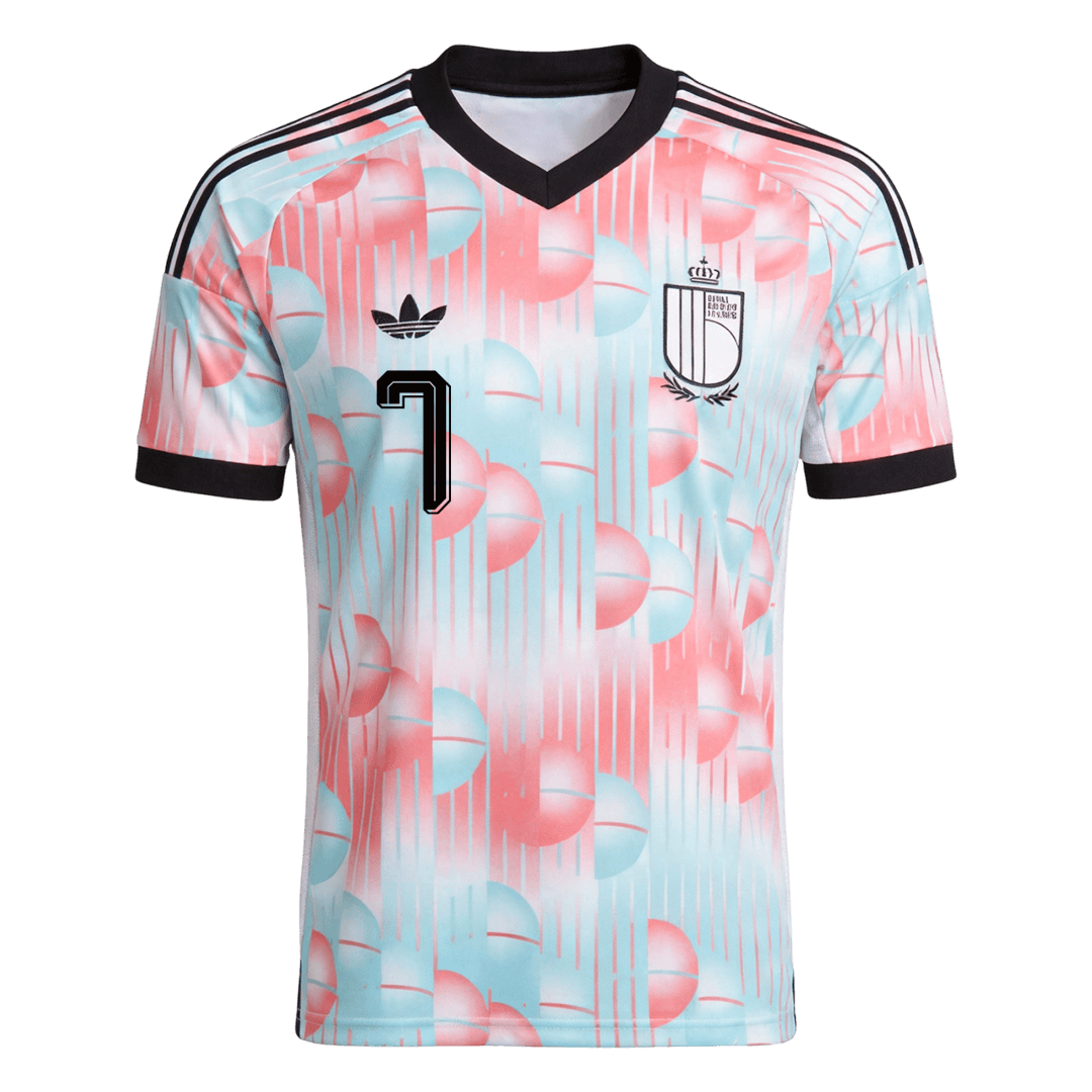 Camiseta De Bruyne #7 Bélgica 2026 Segunda Equipación Copa del Mundo - Versión Hincha - Vista 7